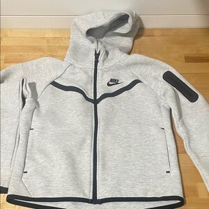 Nike Tech Gray Kids Zip up Hoodie